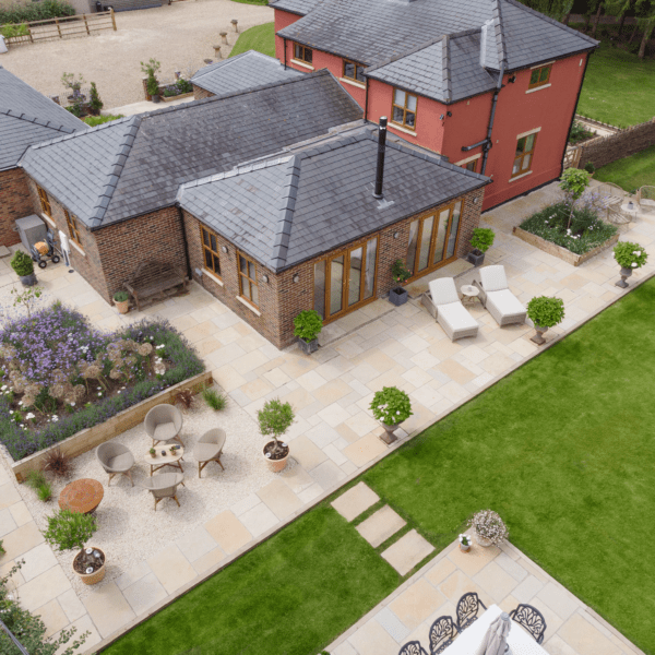 Tuscan Limestone Patio Paving