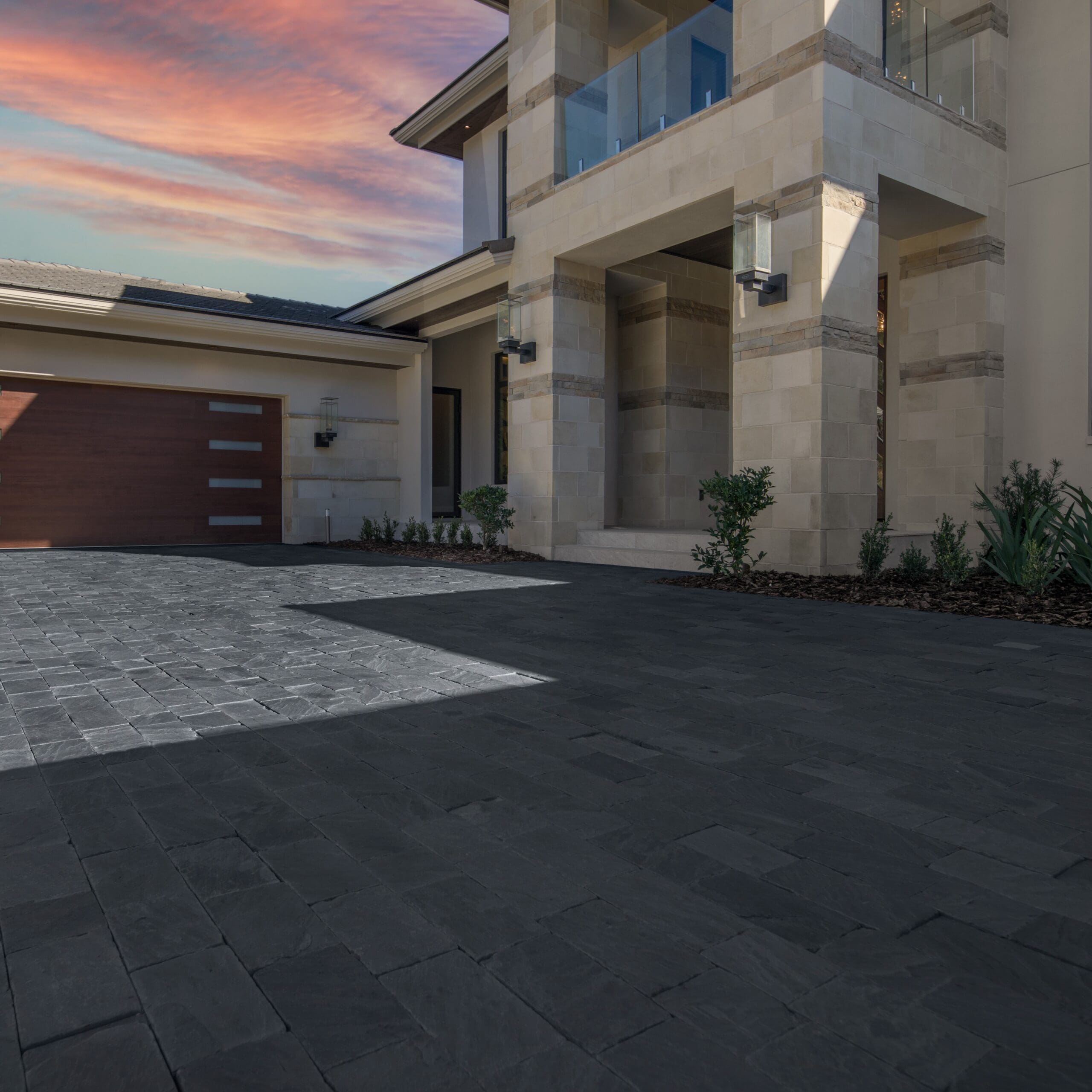 Ebony Limestone Block Paving
