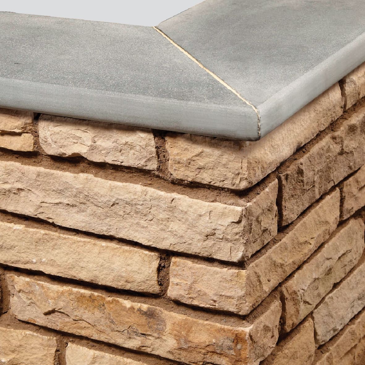 Platinum Flamed Sandstone Wall Copings