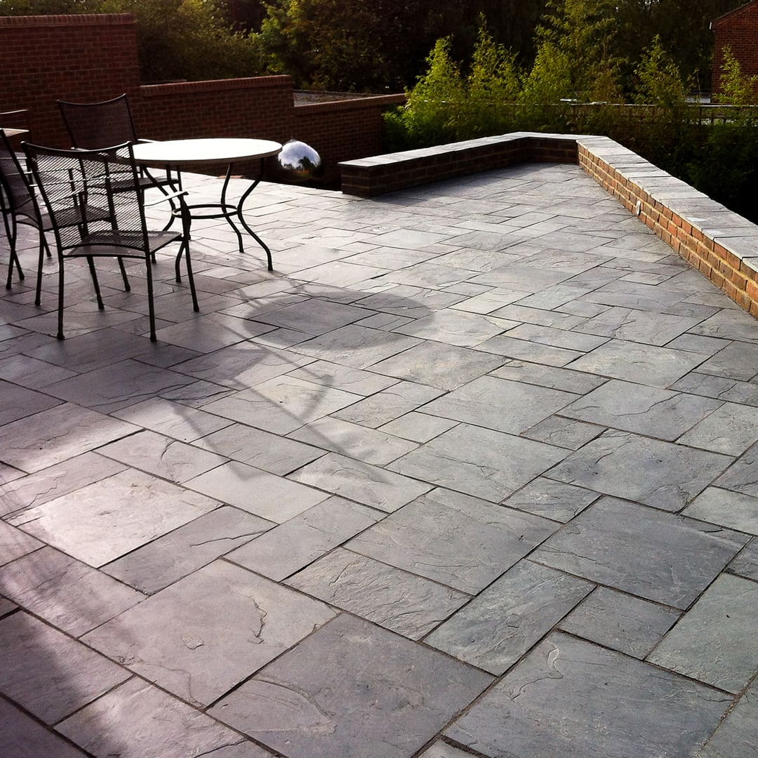 Black Slate Patio Paving