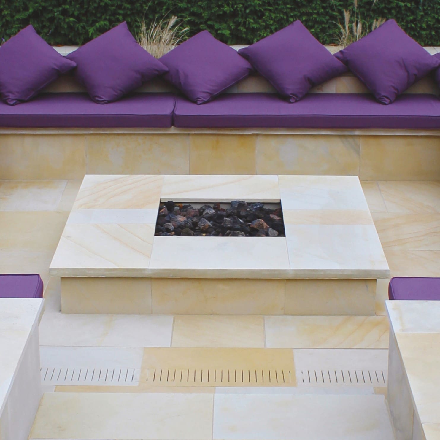 Ivory Sandstone Patio Paving