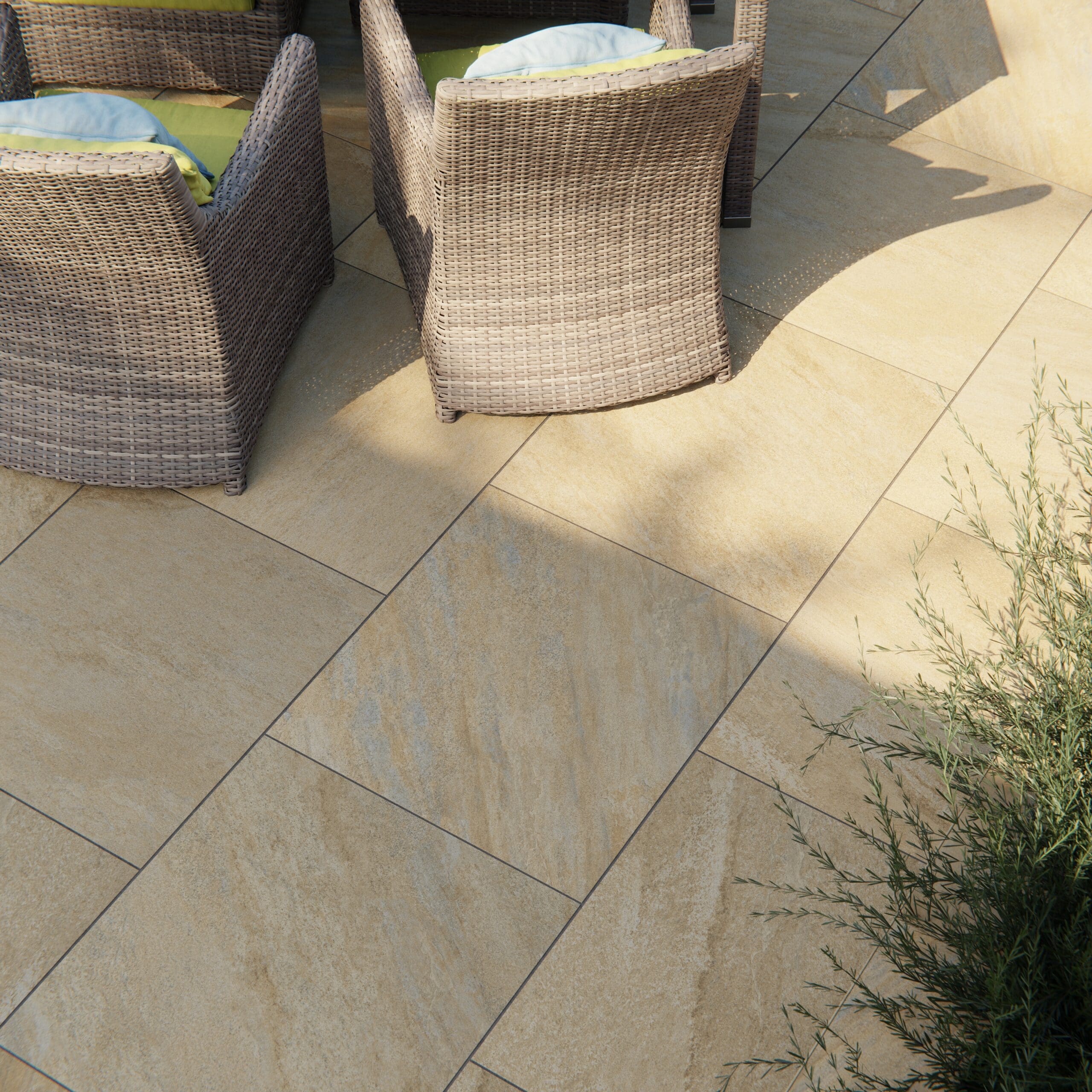 Buff Porcelain Paving