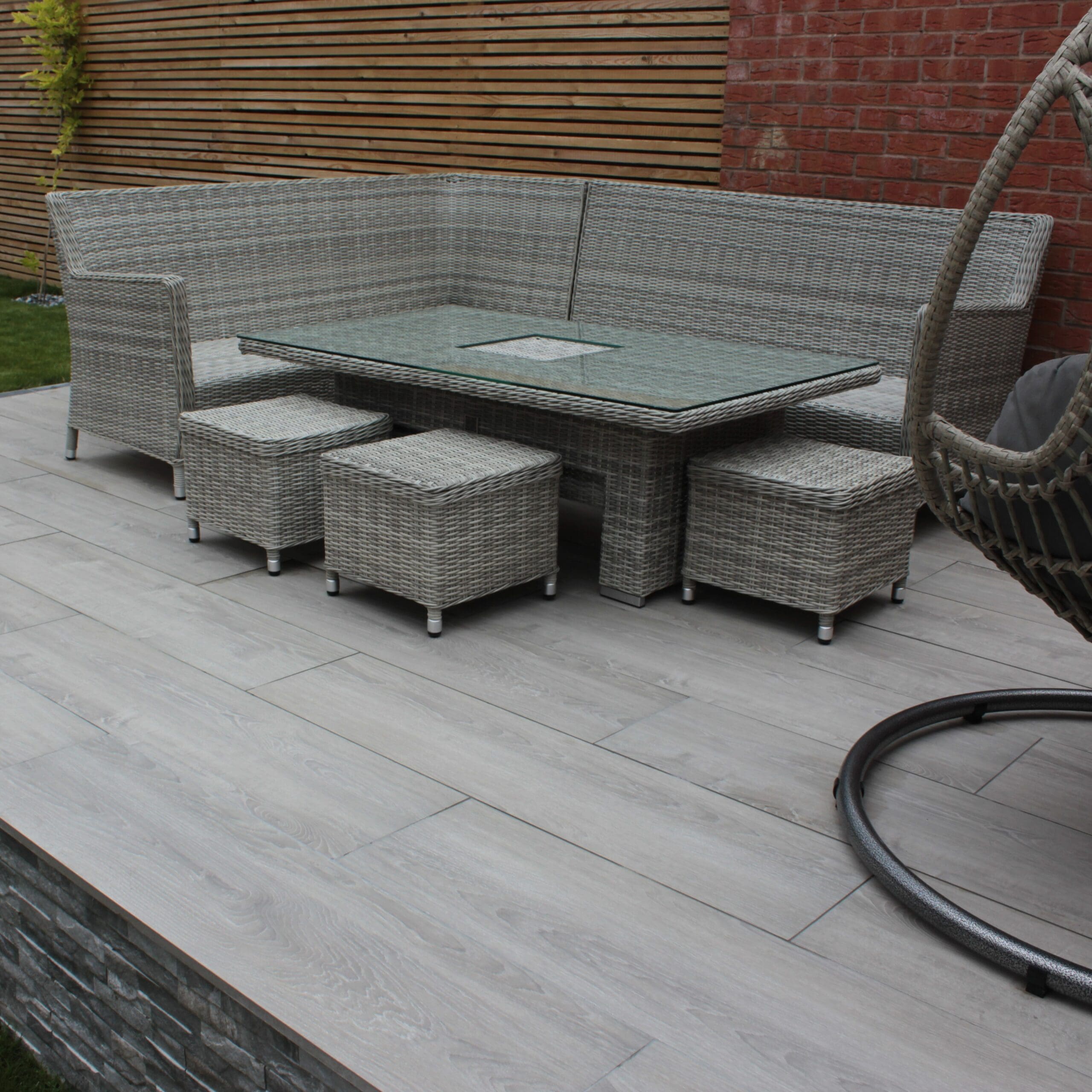 Grey Oak Porcelain Paving