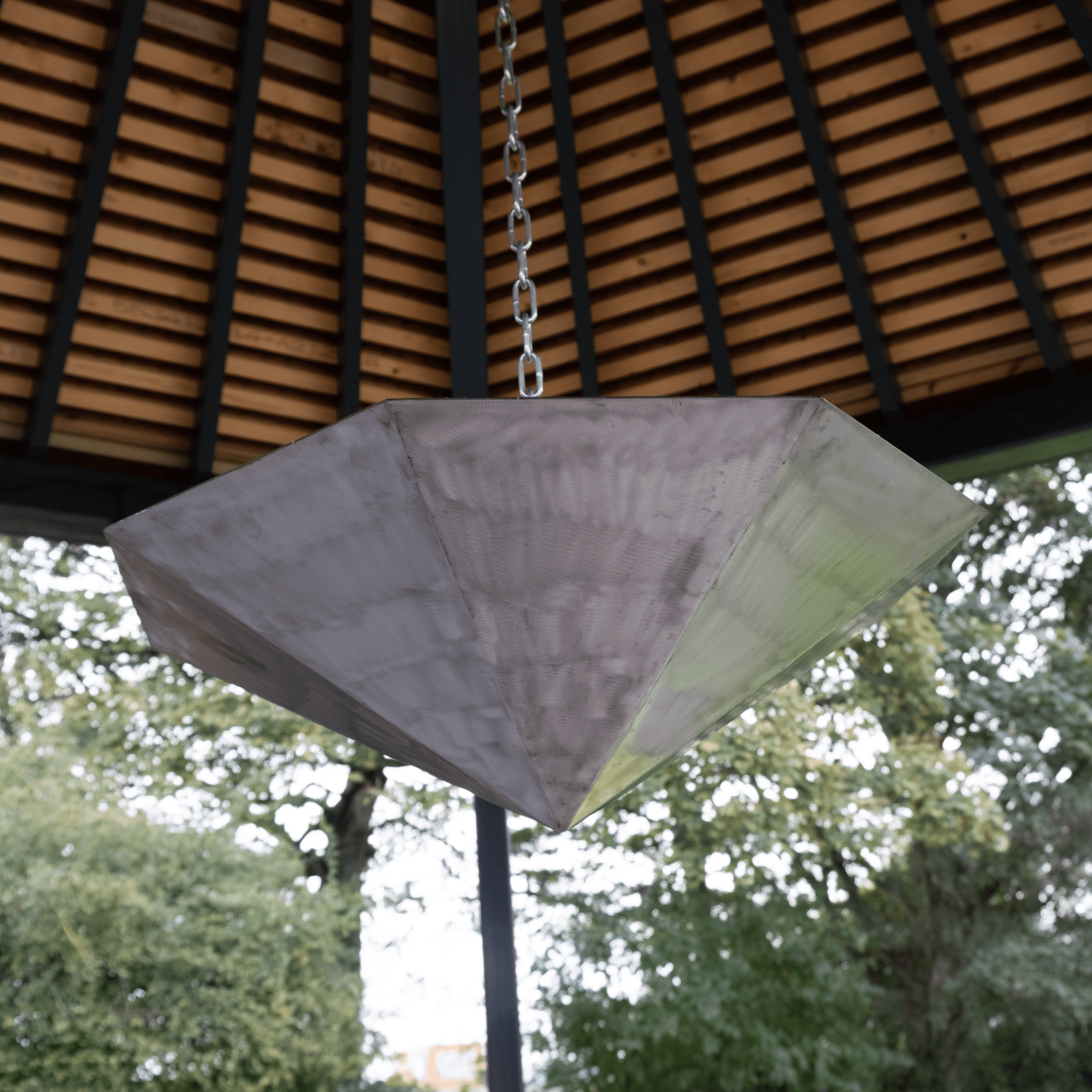 Fire Pit Steel Heat Deflector