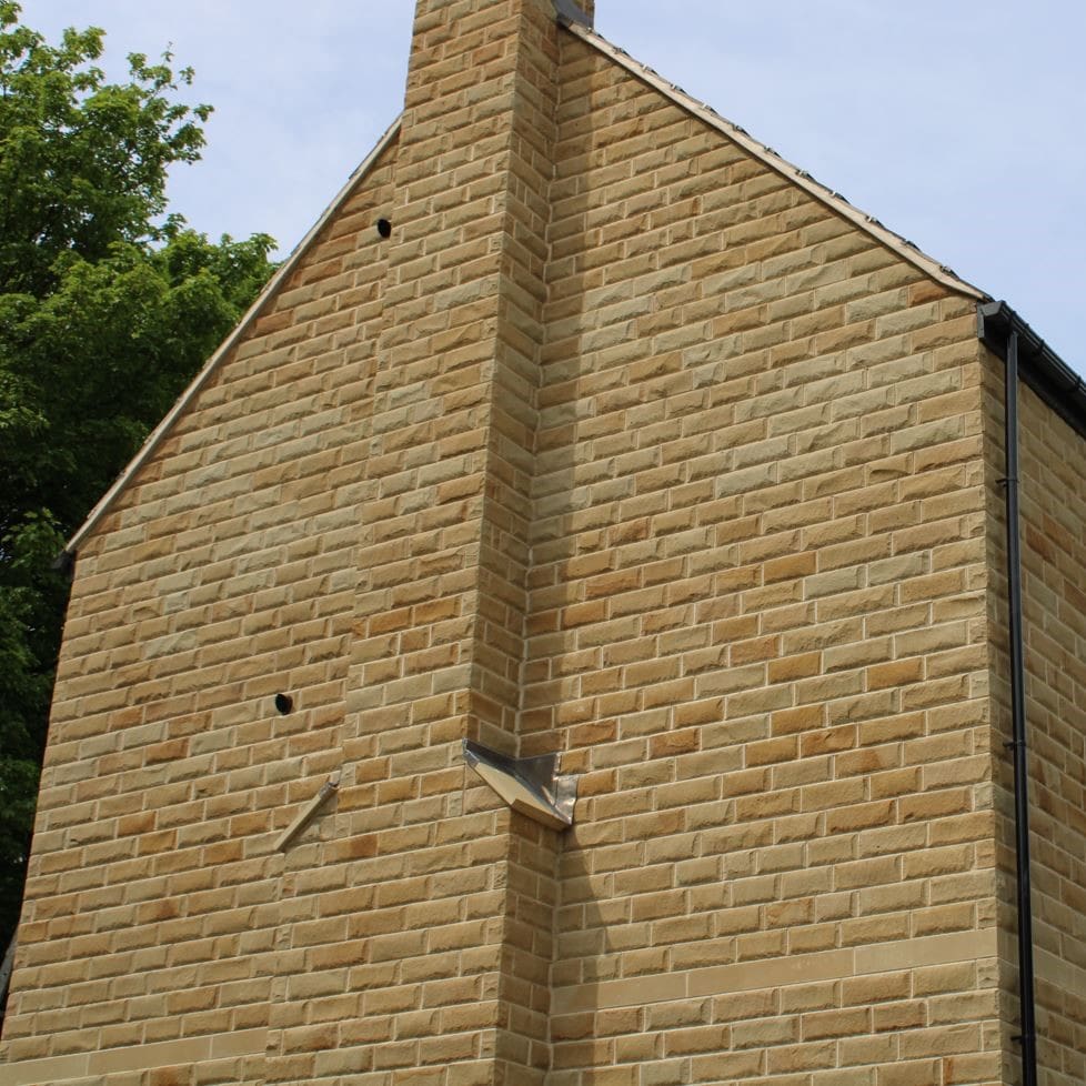 Buff Yorkstone Walling