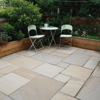 Autumn Brown Sandstone Patio Paving