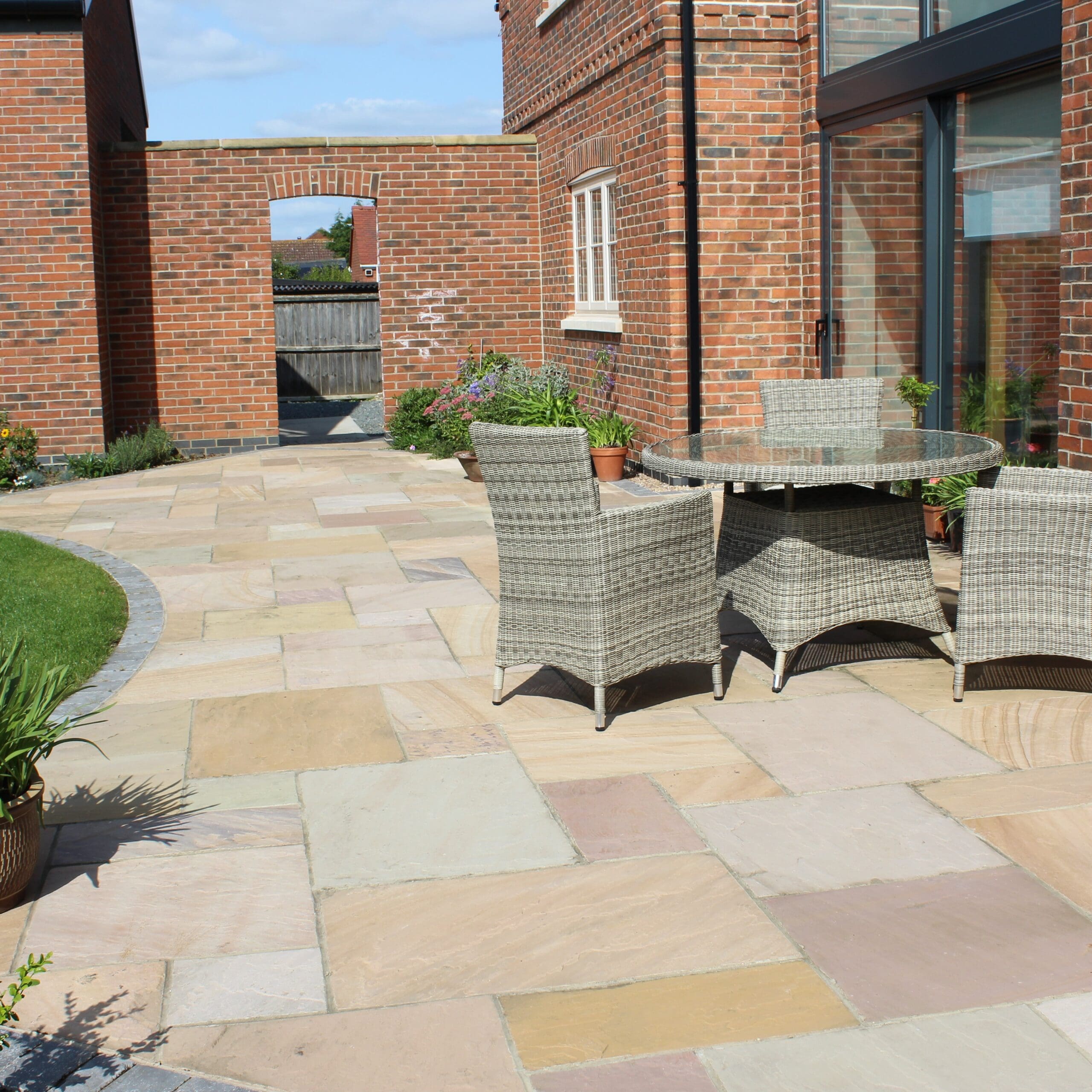 Harvest Sandstone Patio Paving
