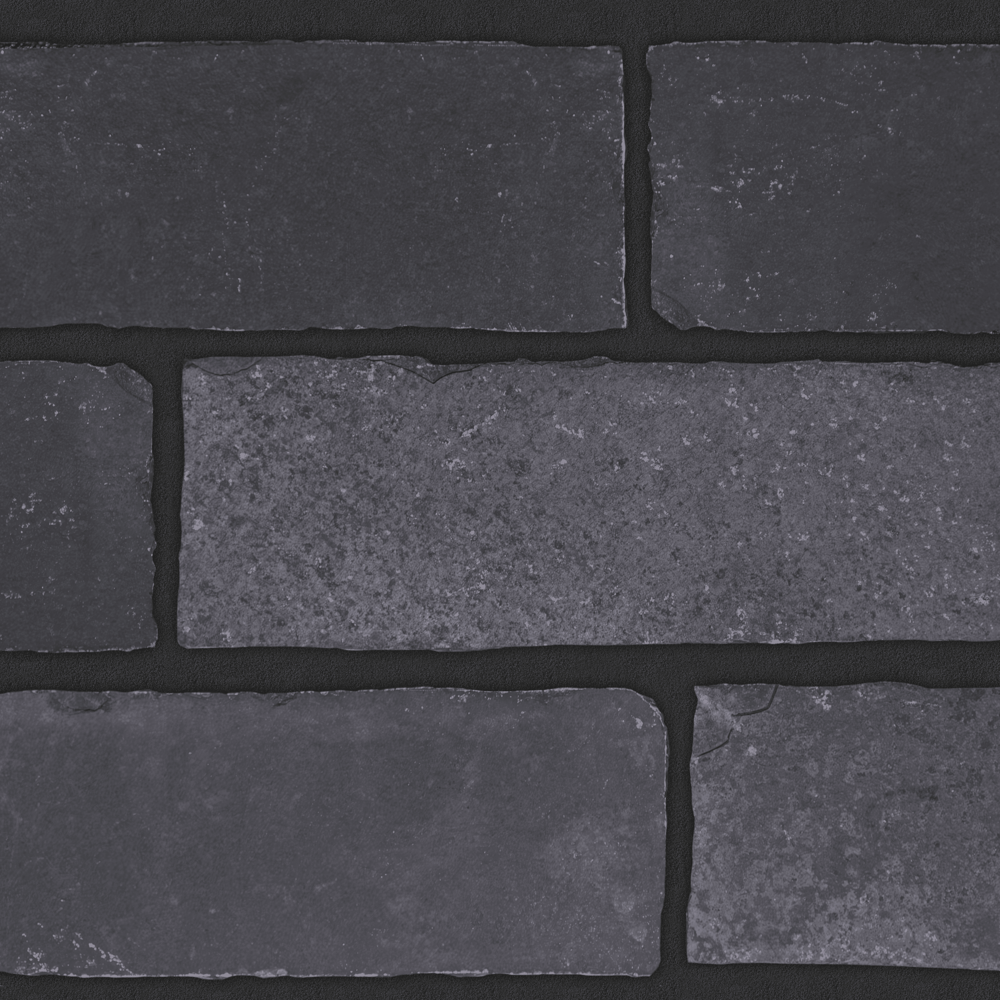 Carbon Black Limestone Walling
