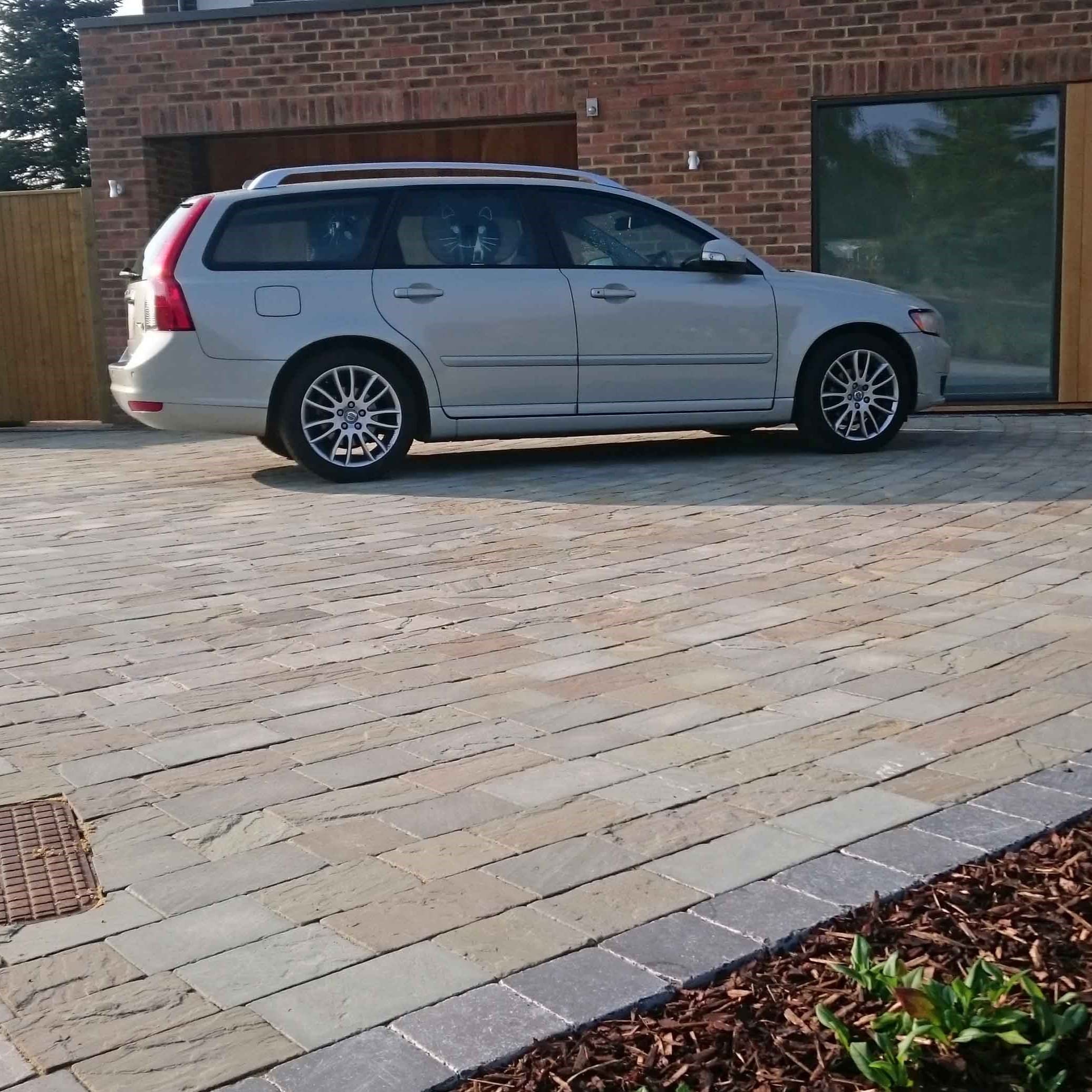 Cinder Sandstone Block Paving