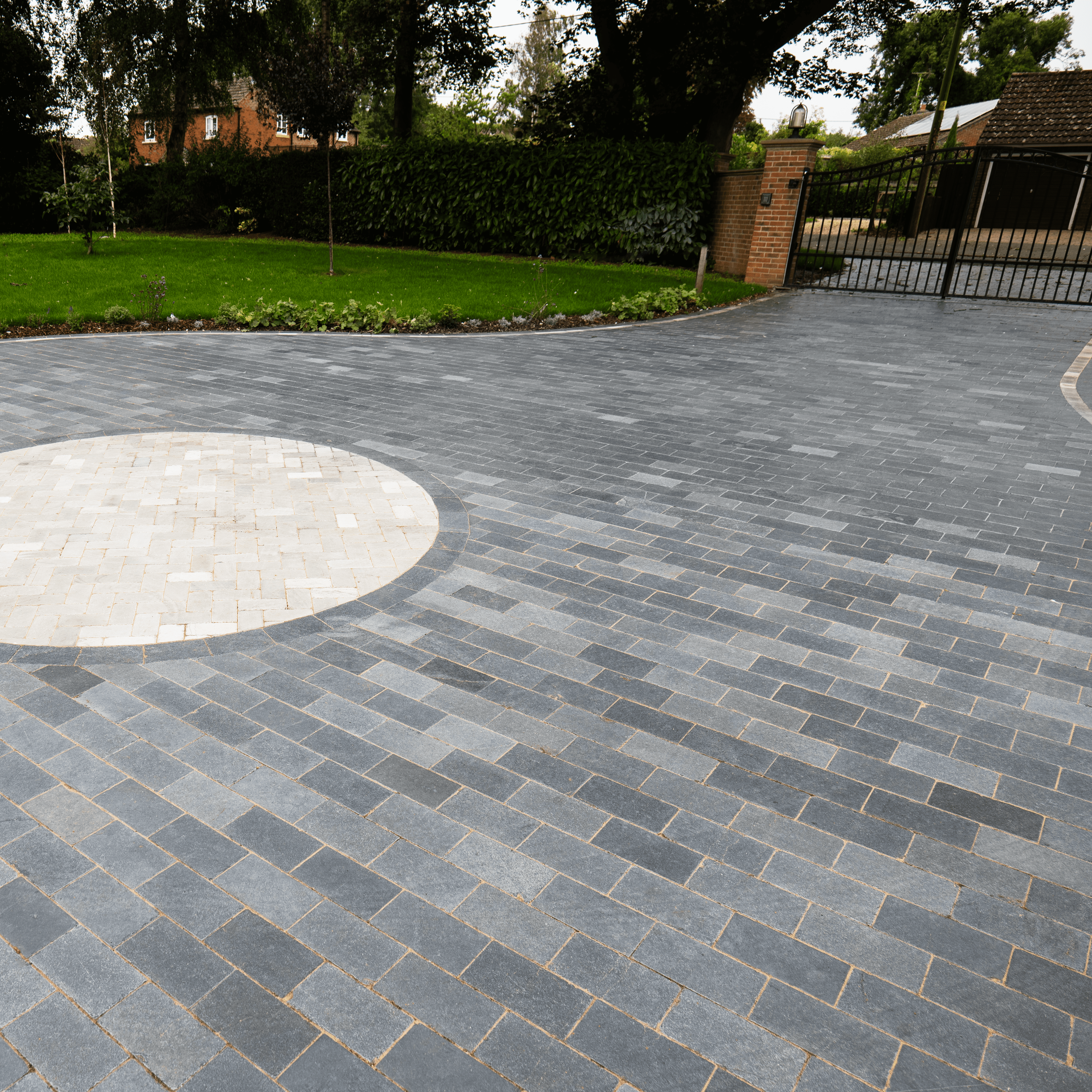 Ebony Limestone Block Paving