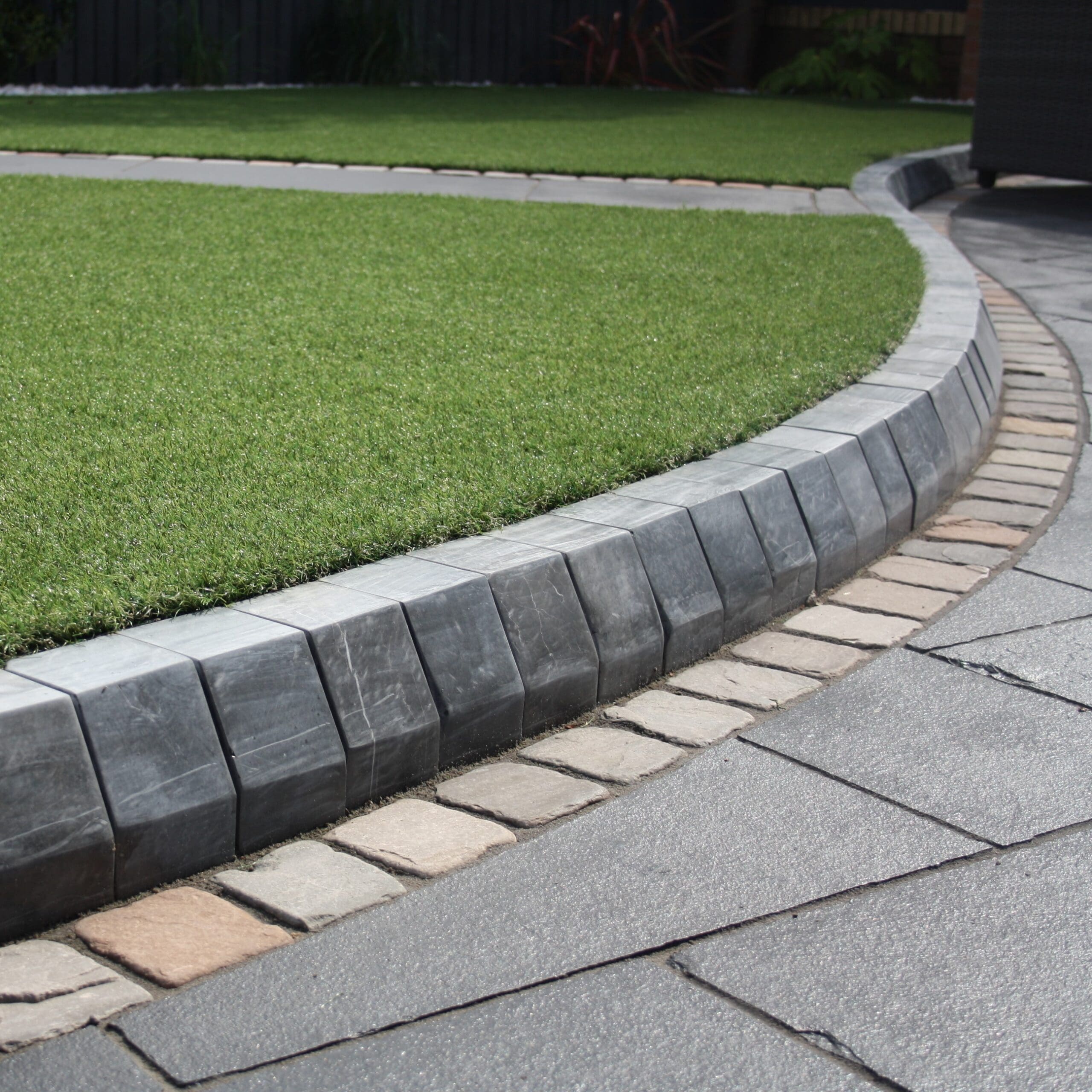 Midnight Blue Limestone Kerbs