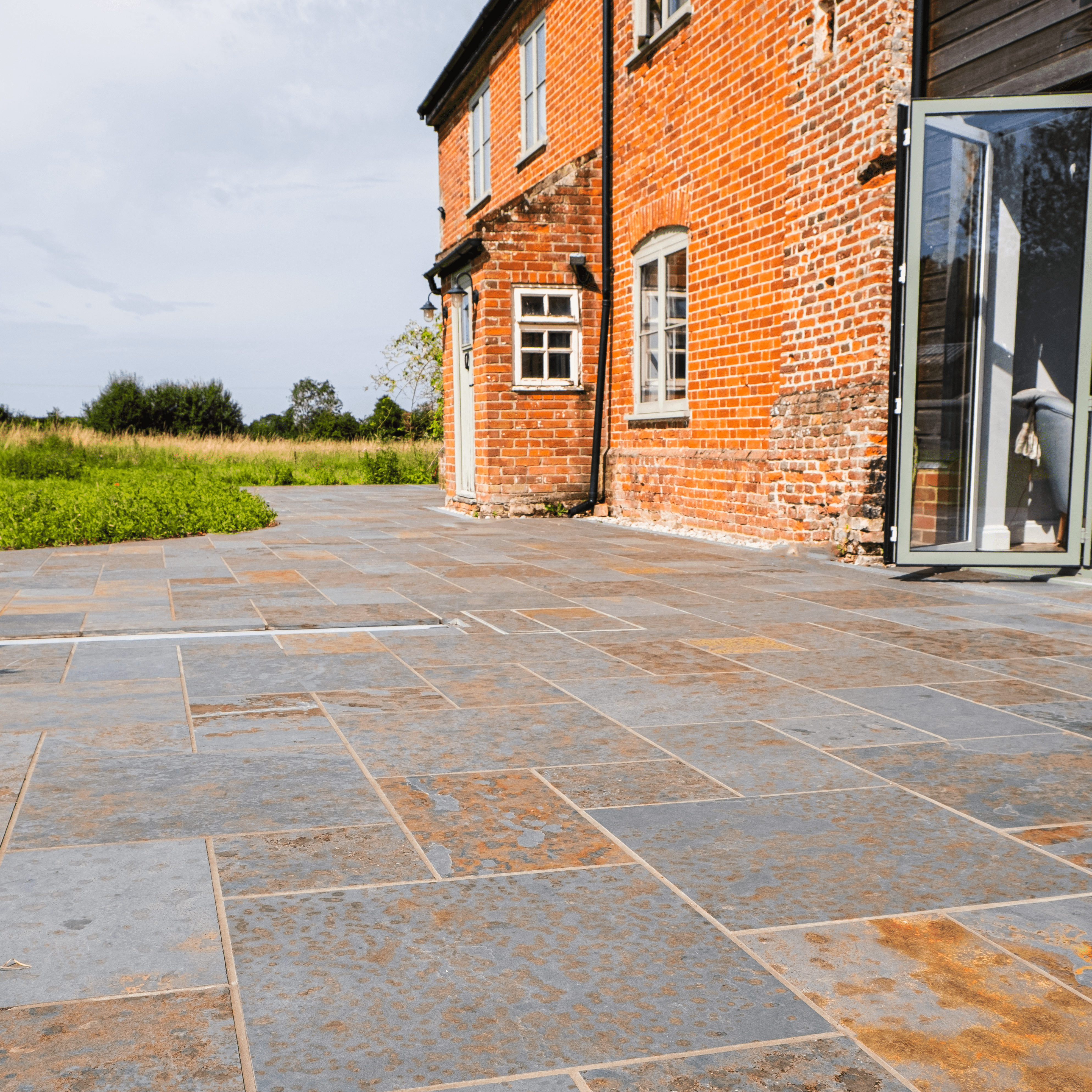 Copper Slate Patio Paving