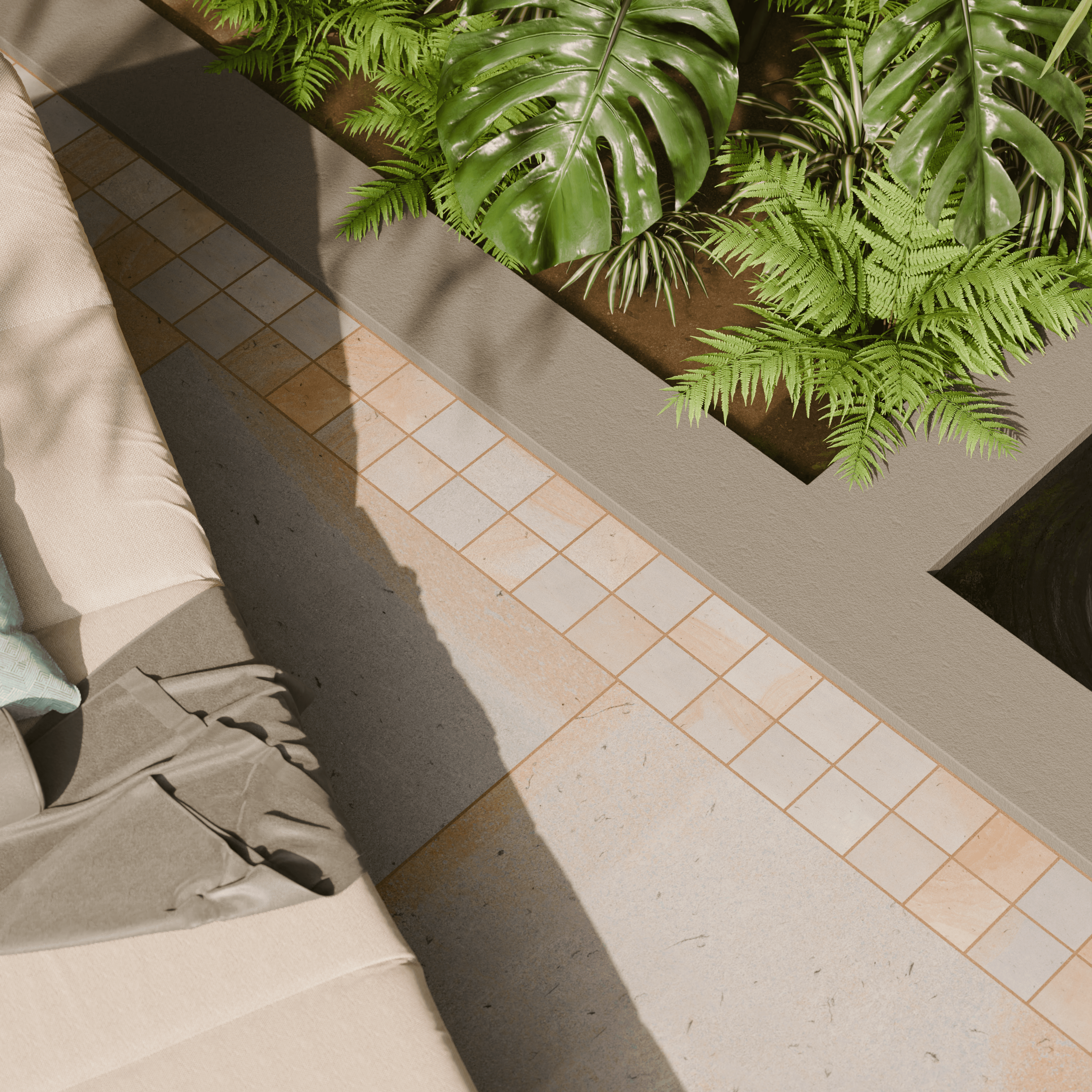 Buff Yorkstone Setts
