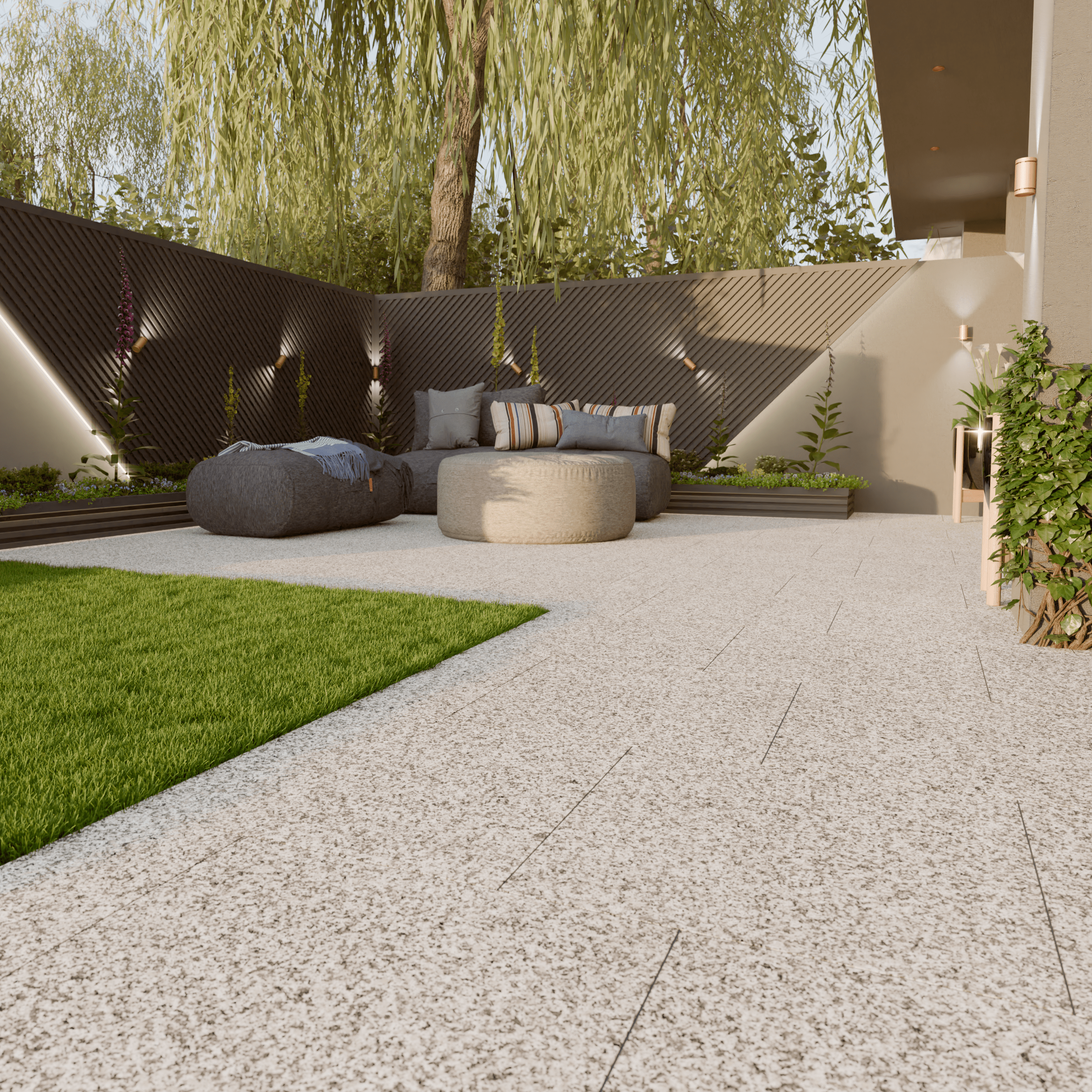 Silver Grey Porcelain Paving