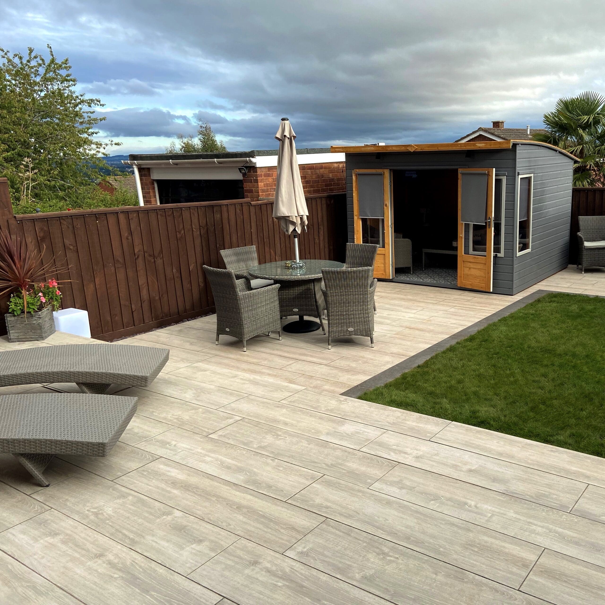 Grey Oak Porcelain Paving